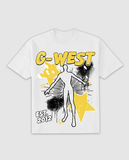 G West  Dazzling Dynamo White Life Style Tee