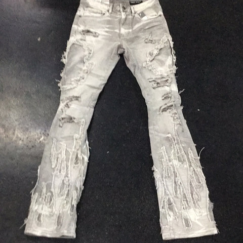 Smoke rise Flame jeans