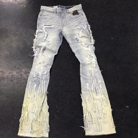 Smoke rise Flame jeans