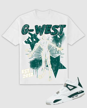 G West  Dazzling Dynamo White Life Style Tee