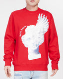 Roku studio FALLEN ANGEL SCULPTURE CREWNECK