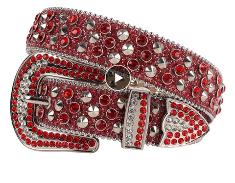 LUXE PREMIUM STUDDED RHINESTONE BELT