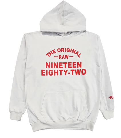 Rawyalty Men The Original -RAW- Red Silicone Hoodie