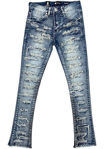 Kid’s Waimea Stacked Jeans