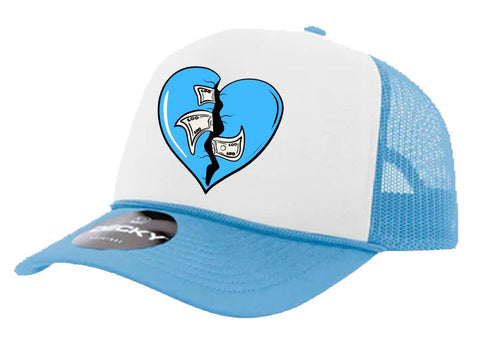 Planet of the grapes heart trucker hat