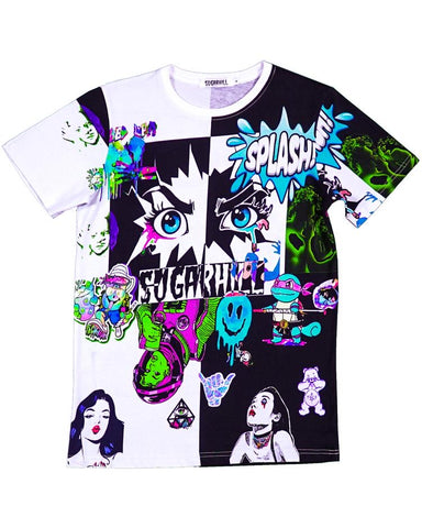 Sugarhill split psycho tee