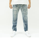 CPTL  top and bottom Layers tee and "Money Bag Paisley" Denim