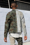 KDNK Contrast Camo denim set