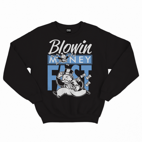 Effectus Clothing Blowin Money Fast UNC Crewneck