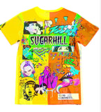 Sugarhill split psycho tee