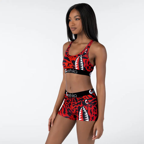 Ethika Women’s Bomber Slyme Ball Shorts Set