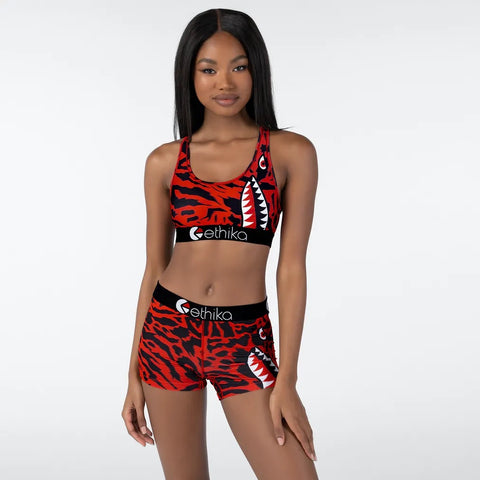 Ethika Women’s Bomber Slyme Ball Shorts Set