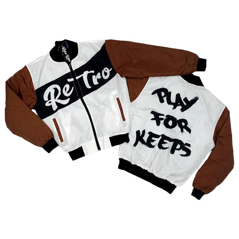 Retro label 1’s mocha jacket