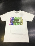 Pink Dolphin Flames script tee