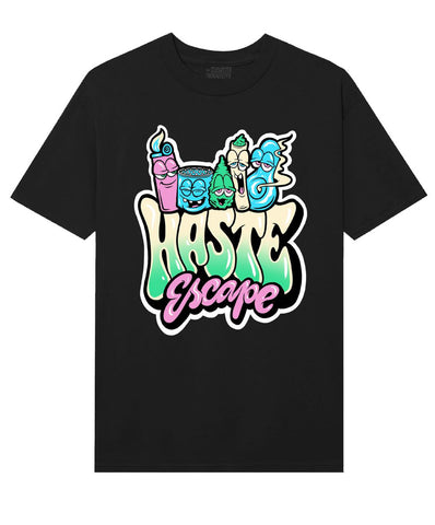 Haste Escape Smoke Responsibly tee