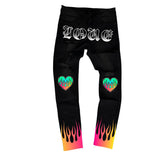 L.O.V.E. Barbwire Heart Denim Jeans