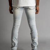 GFTD ~ blue pile skull jeans