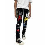 Lifted Anchors “Boulevard” puff print denim