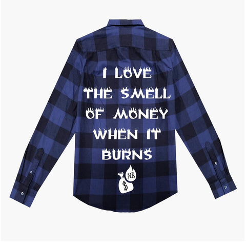 November Reine MONEY TO BURN FLANNEL