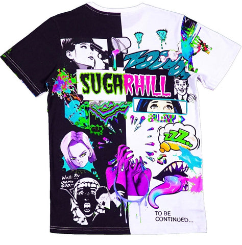 Sugarhill split psycho tee