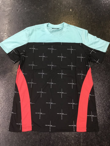 Pink Dolphin positive cross tee