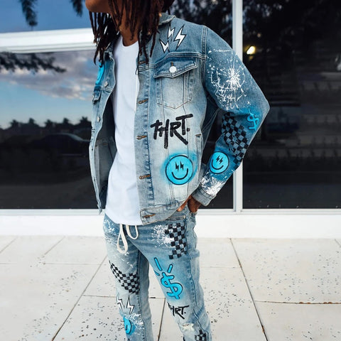 THRT Good vibes Denim suit