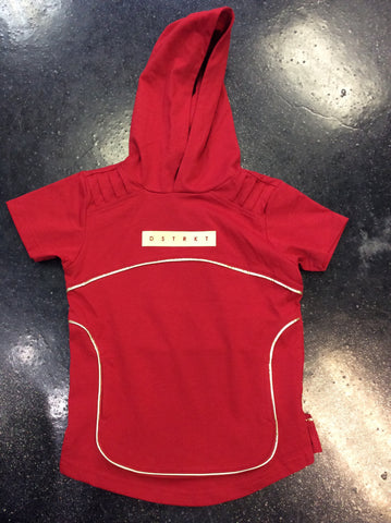 Innovative Sourcing Red gold piped s/s hoody