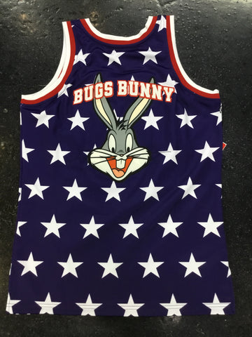 Headgear looney tunes bugs bunny basketball jersey