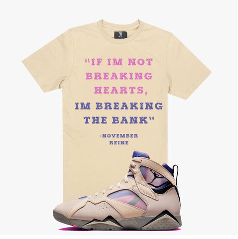 November Reine BREAKING HEARTS BREAKING THE BANK TEE