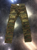 Smoke rise camo denim