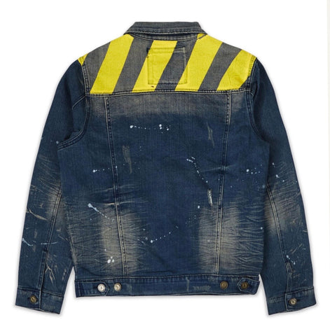 Reason INDIGO FIRE DENIM JACKET