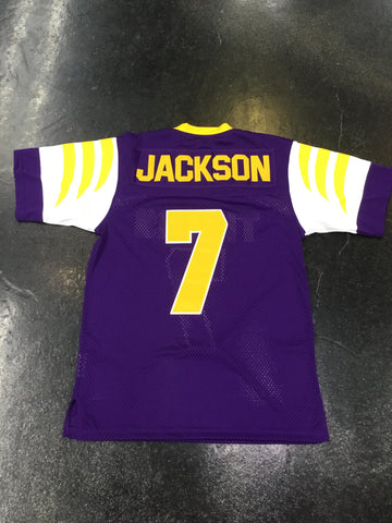 Headgear Lamar Jackson high school jersey