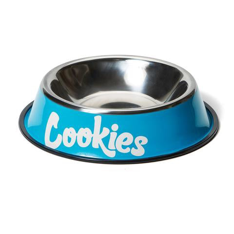 Cookies Original mint powder coated  steel dog bowl