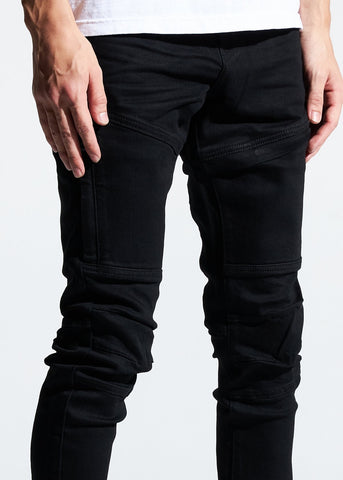 Crysp denim Kurt jet black