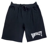 Rawyalty White Chenille Crew Neck T-Shirts And Cotton Shorts Set