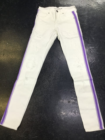 Crysp denim line denim white/purple