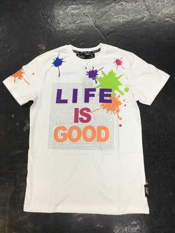 Switch life is good stone tee