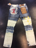 Vintage Americana distressed Denim