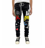 Lifted Anchors “Boulevard” puff print denim