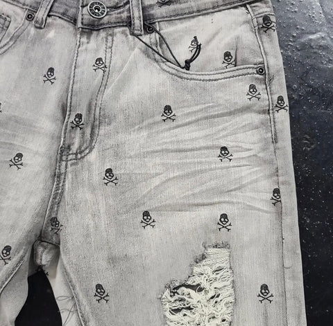 Waimea “Skulls” slim fit jeans