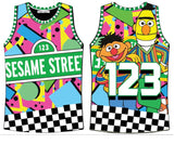 Headgear SESAME STREET BERT AND ERNIE BASKETBALL JERSEY set