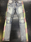 Create 2MRW neon Side denim