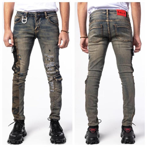 GALA: CAPONE VINTAGE CAMO DENIM