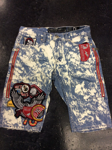 Heritage Americana stone wash shorts