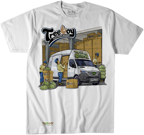 Tree boy delivery tee