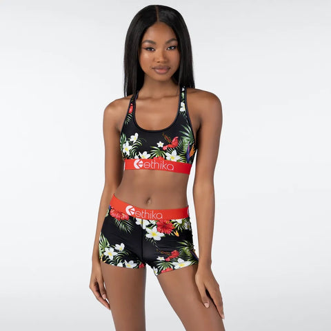 Ethika Women’s Tropical Sunset Shorts Set