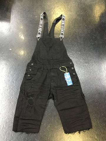 Smoke rise overall shorts