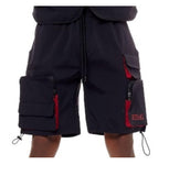 R3BEL nylon cargo shorts