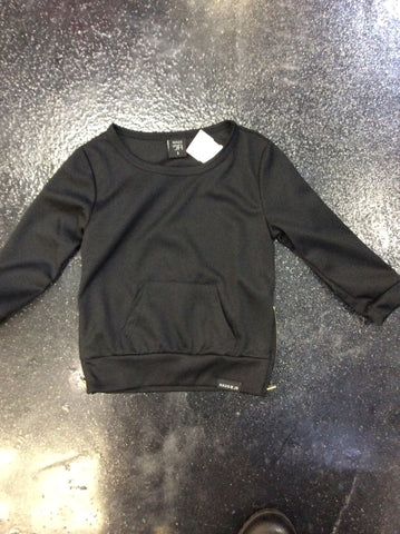 Haus of Jr. Kids Trent blk side zip