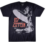 Liquid LED ZEPPELIN Exploding Zeppelins T-shirt